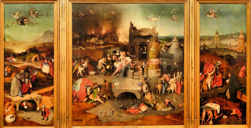(121) Hieronymous Bosch. The Temptations of St Anthony.JPG